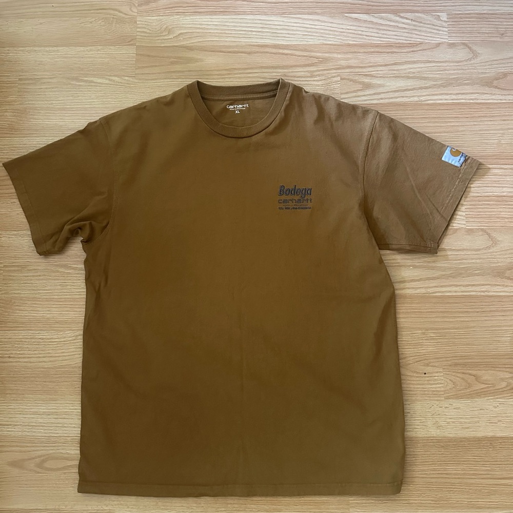 Bodega Carhartt WIP Collab Hamilton Brown Short Sleeve Tee